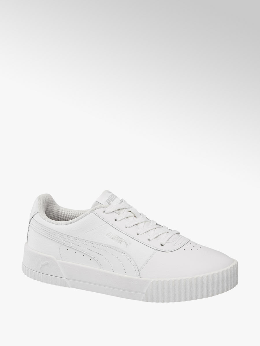 Damen Leder Sneakers CARINA von Puma in weiß Damen Leder Sneakers CARINA von Puma in weiß